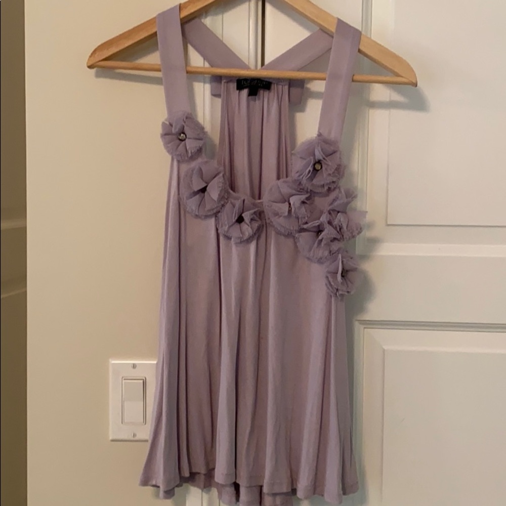 Topshop purple tank
